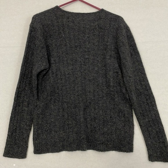 M. Gordon Wool Blend Sweater, Gray, Medium - Picture 7 of 7